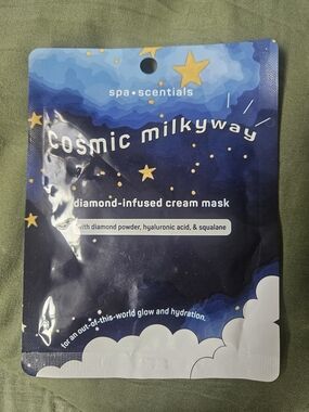 Cosmic Milkyway Diamond-Infused Cream Mask - Blue